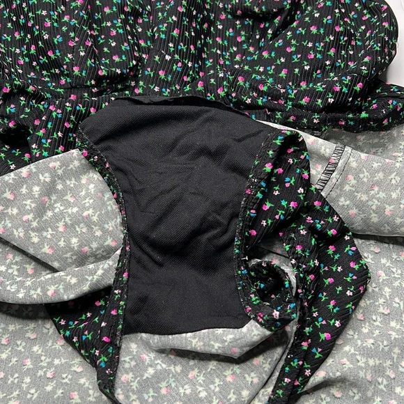 Mainstream floral ribbed bathing suit size 16 - Picture 5 of 15